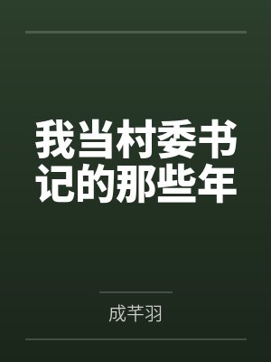我当村委书记的那些年